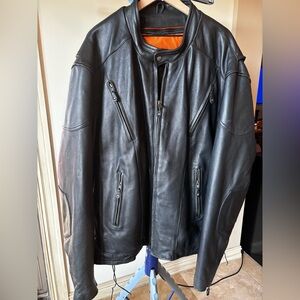 Papa’s Oklahoma Leather Motorcycle Jacket with zipout lining
